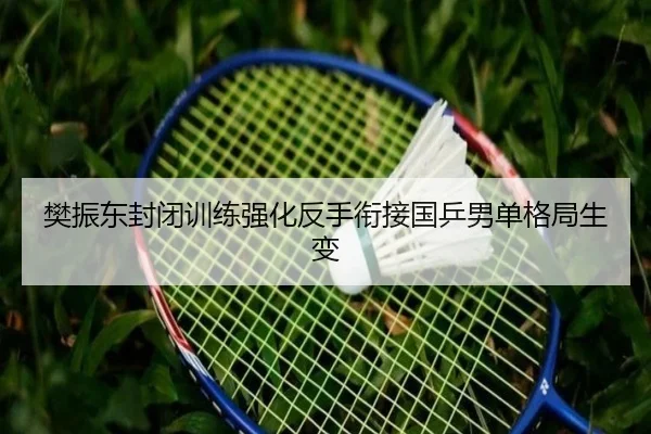 樊振东封闭训练强化反手衔接国乒男单格局生变